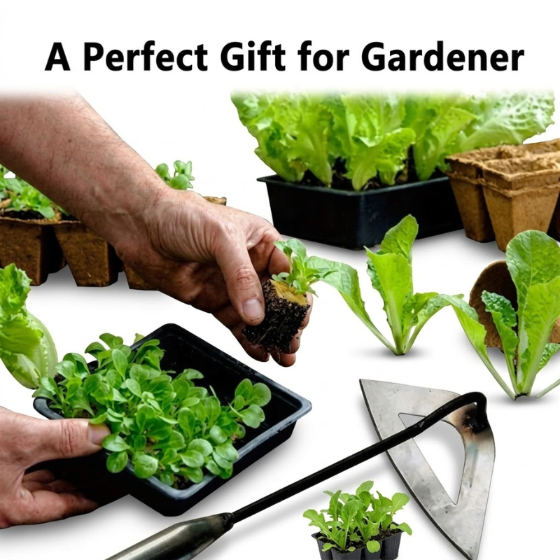 All Steel Hardened Hollow Hoe Hand Weeding Rake Garden Cultivator Tool Durable