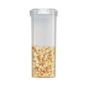 Clear Airtight Bread Loaf Storage Container Tall Bread Saver Box White without Drawer