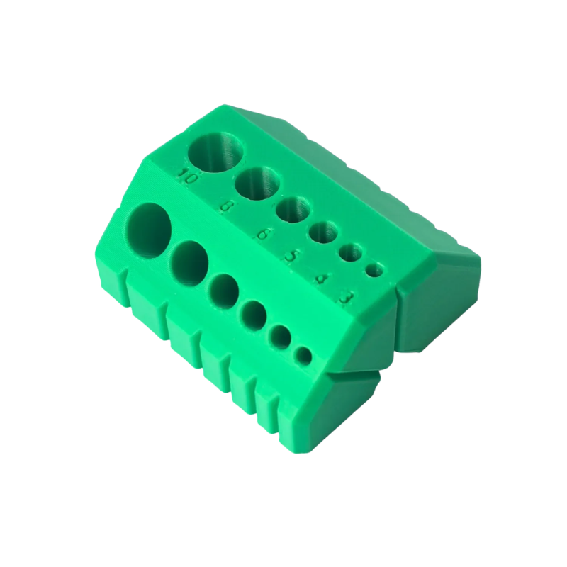 Portable 45° and 90° Drill Guide Jig Green Precision Alignment Tool for Woodworking and Joinery
