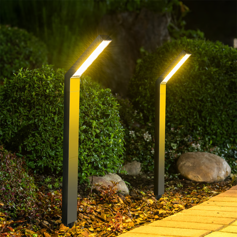 4 Pack Solar Pathway Lights Outdoor 3 Color Modes Waterproof Garden Lawn LED Lights