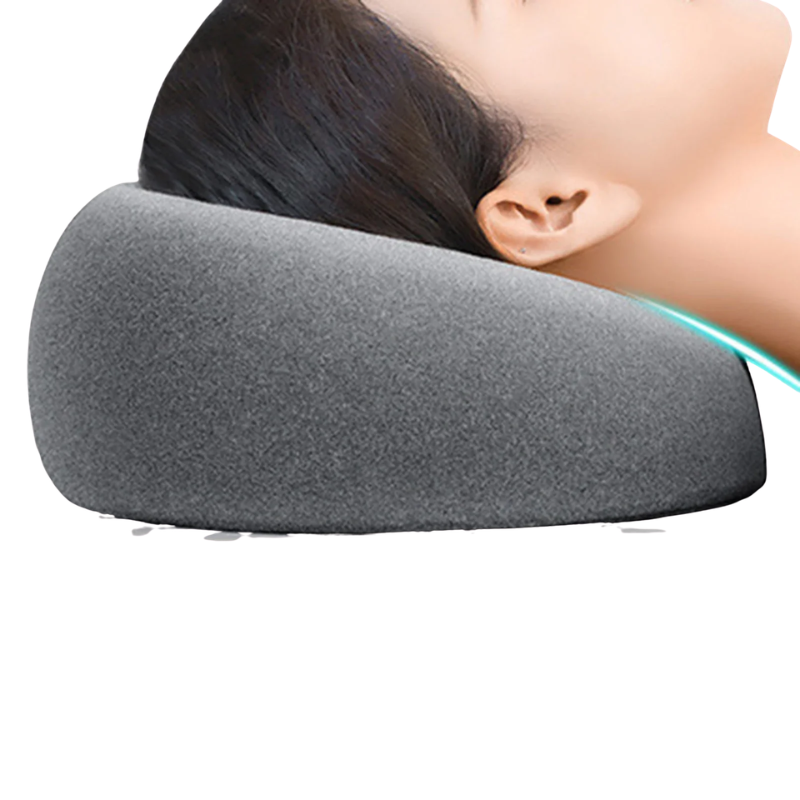 Face Down Desk Nap Pillow Memory Foam Prone Rest Head Support Cushion Gray
