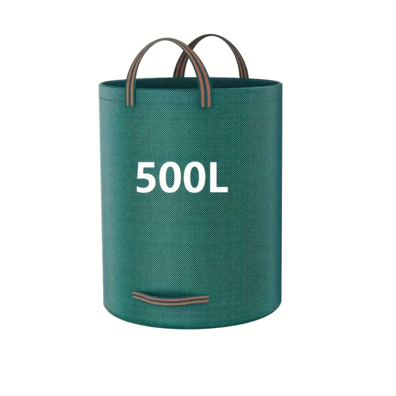 500L Garden Waste Bag Heavy Duty Reusable Yard Leaf Debris Collection Bag