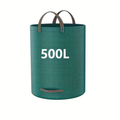 500L Garden Waste Bag Heavy Duty Reusable Yard Leaf Debris Collection Bag