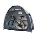 Waterproof Bicycle Storage Tent Gray with Rainfly Portable Outdoor Shelter for 2 to 3 Bikes Garden Equipment