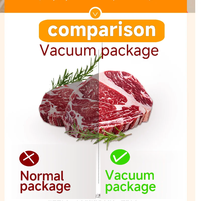 Vacuum Food Sealer Machine 30cm Kitchen Food Packaging System with Touch Controls