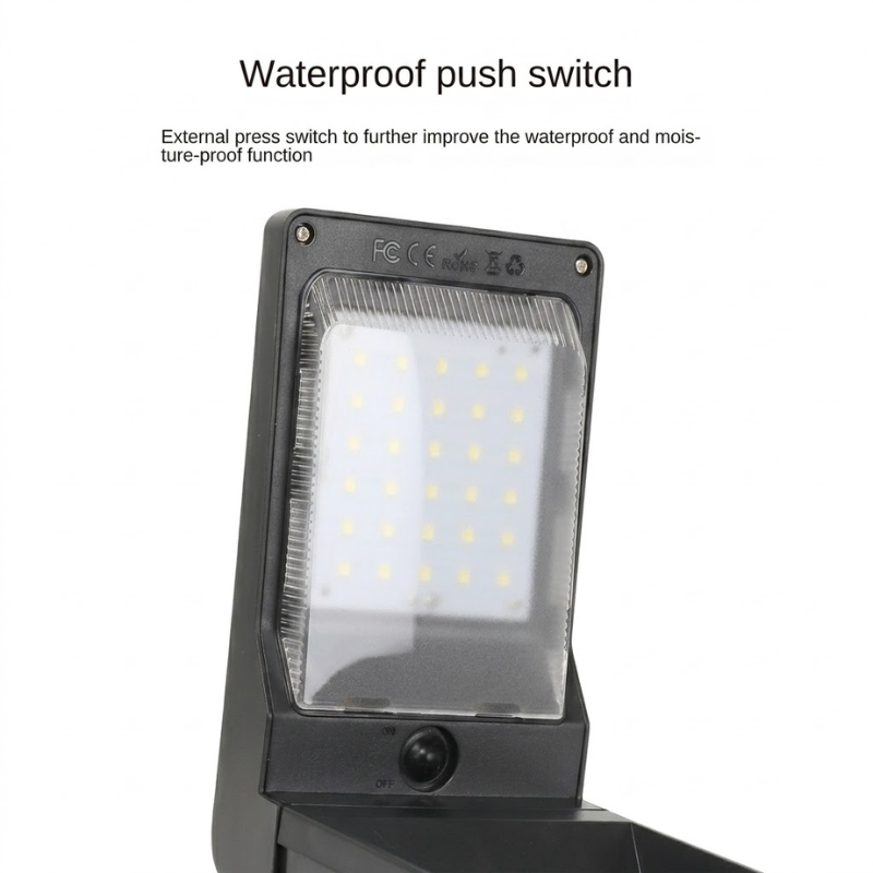 1 Piece Solar Powered Garden Pathway Light Waterproof Outdoor Landscape Lawn Light White