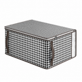 Quilt Storage Bag 65x50x30CM Non-Woven Clothes Organizer with Transparent Window