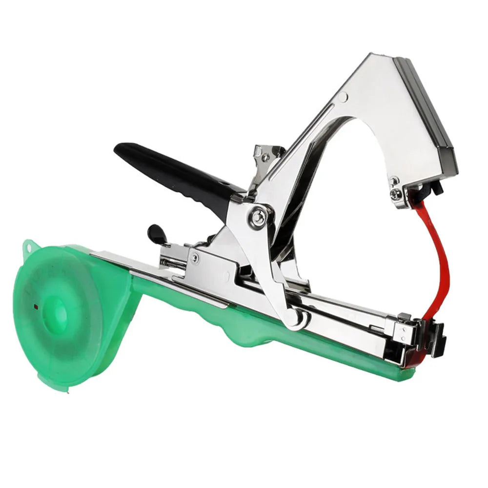 Plant Tapener Tool Garden Plant Tying Machine Kit with 10 Tape Rolls for Vegetable Vine and Flower Support