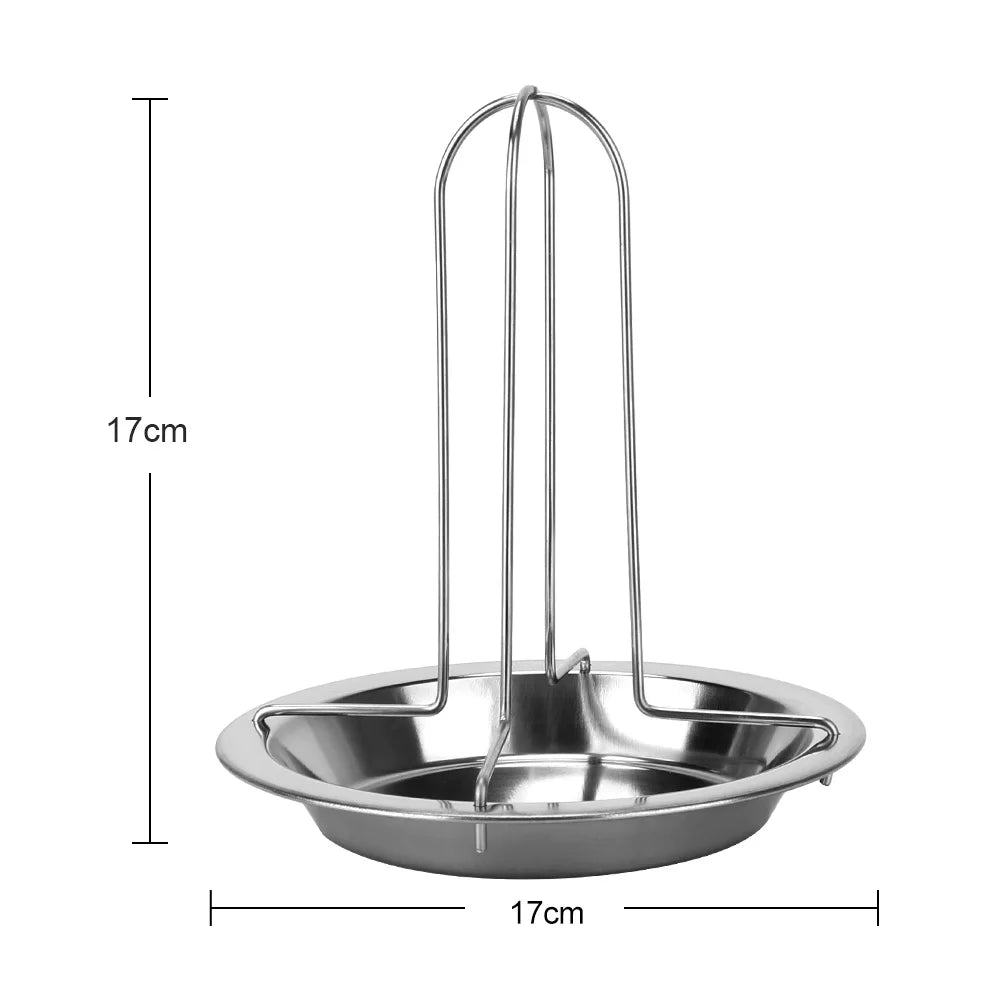 Chicken Roaster Rack Stainless Steel Vertical Grill Stand BBQ Cooking Tool