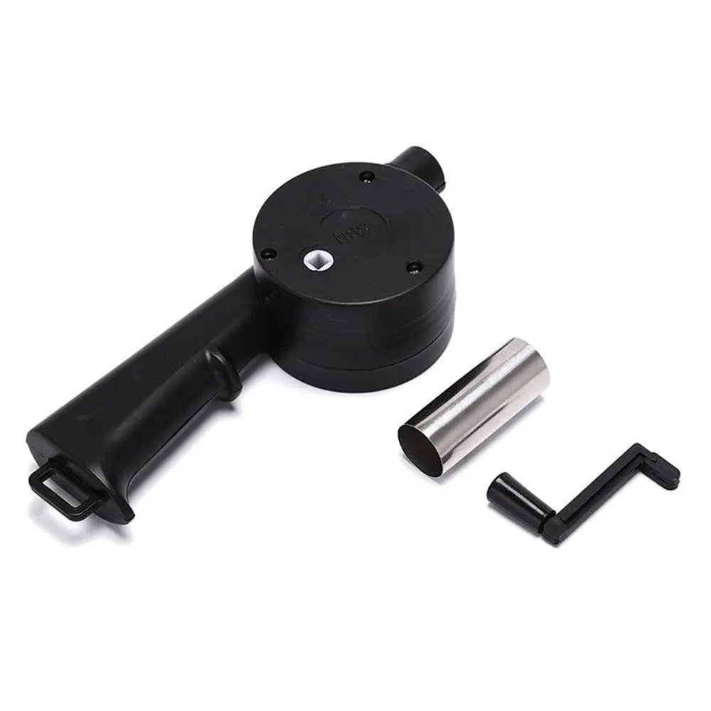 Portable Hand BBQ Fan Manual Air Blower for Charcoal Grill Barbecue and Outdoor Cooking