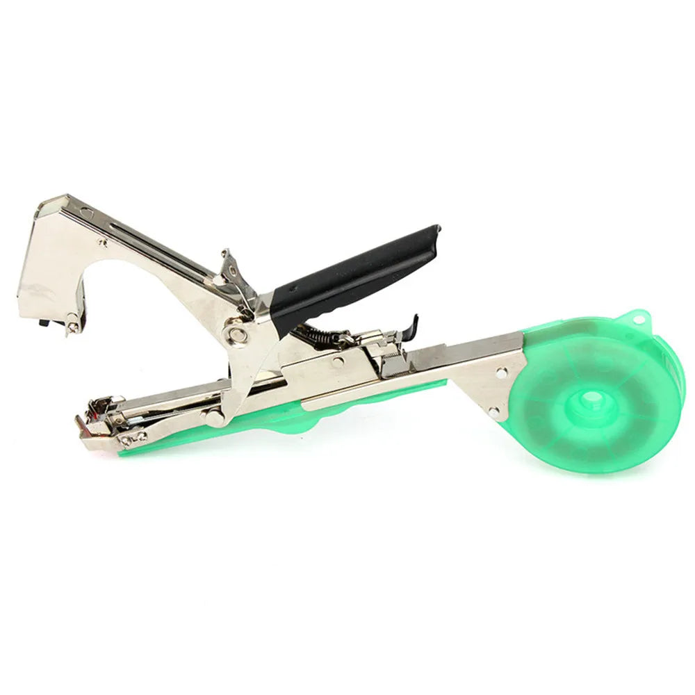 Plant Tapener Tool Garden Plant Tying Machine Kit with 10 Tape Rolls for Vegetable Vine and Flower Support