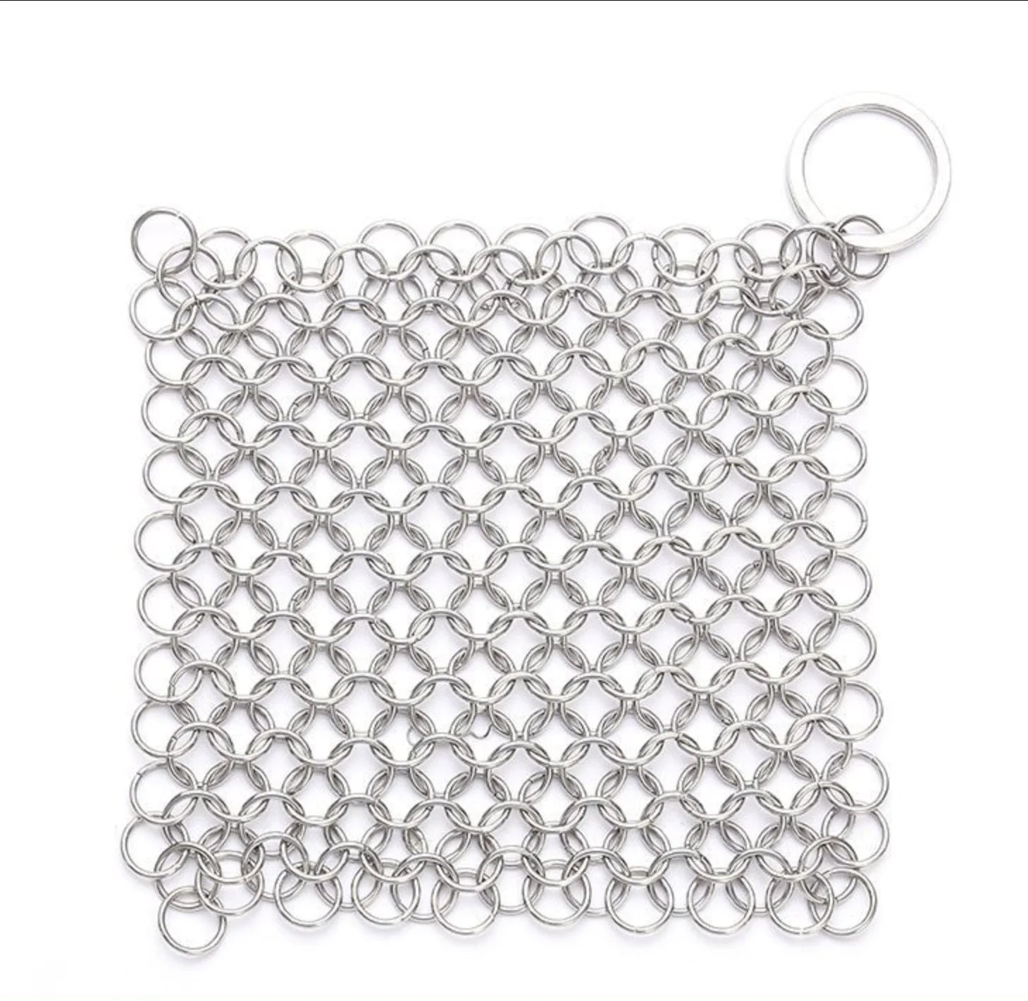 Stainless Steel Scrubber Square Kitchen Cleaning Mesh Reusable Pot Pan Cleaner Tool