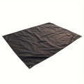 150x200cm Black Thickened Non-Slip Camping Mat Heavy Duty Oxford Ground Sheet for Outdoor Travel