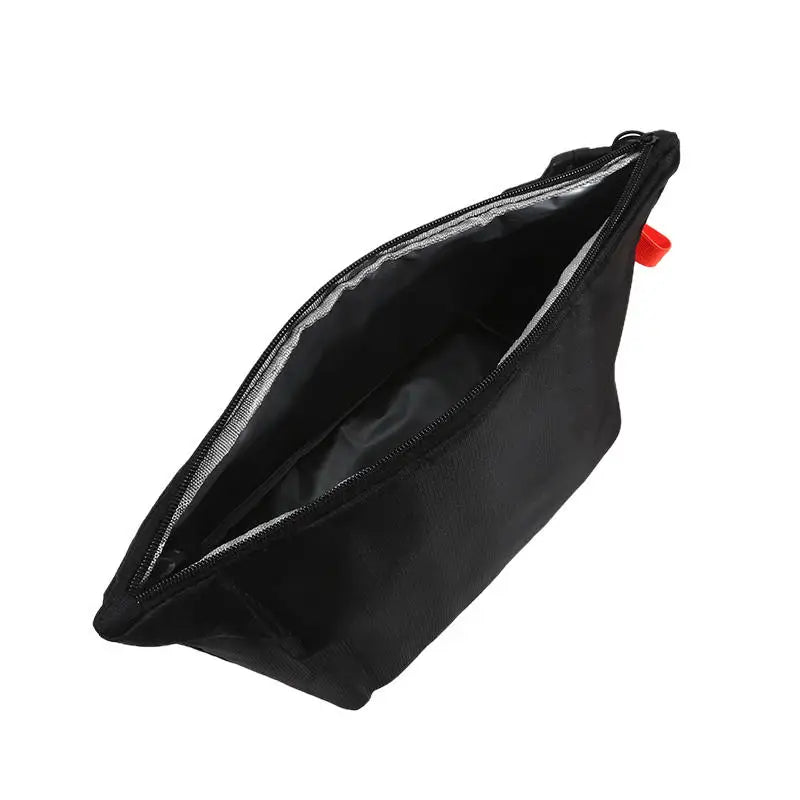 50L Insulated Food Delivery Bag Portable Thermal Cooler Carrier with Zipper Black
