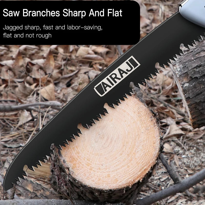 Under 100mm Folding Hand Saw with Sharp Steel Blade for Wood Cutting Camping Gardening and Outdoor Use