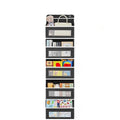 5 Shelf Black Hanging Storage Organizer Over Door 5 Pocket Rack