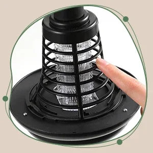 5 Piece Solar Mosquito Killer Lamp Waterproof Outdoor Garden Bug Zapper Light for Patio Camping and Yard