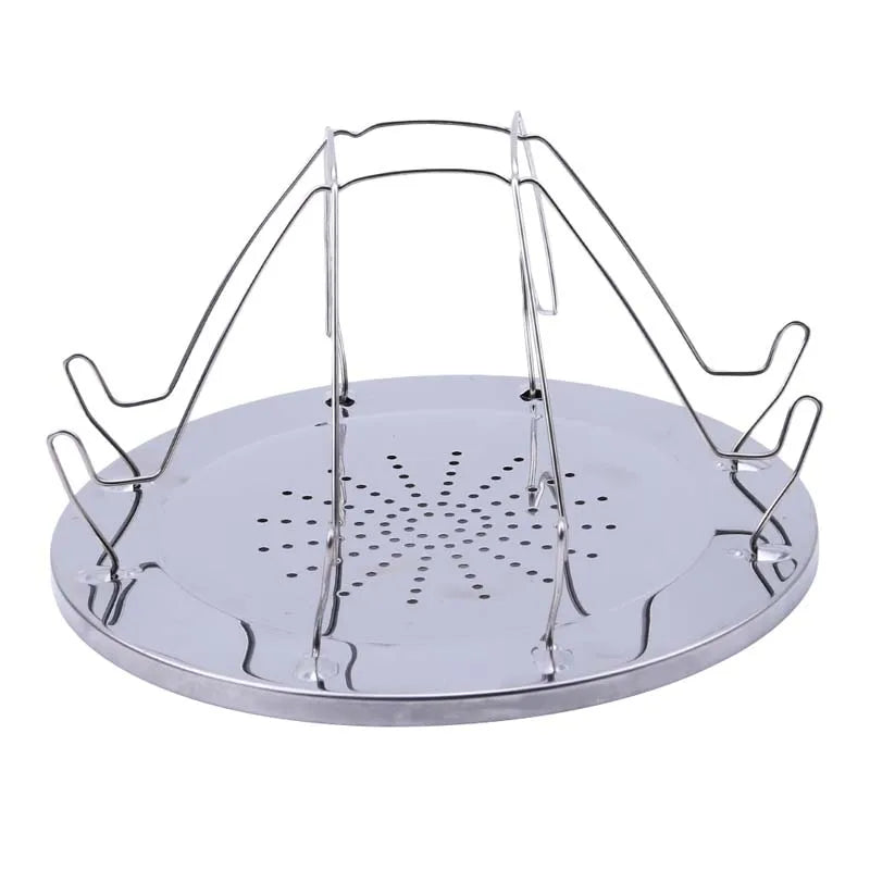 Foldable Camping Toast Rack Stainless Steel Portable Outdoor Toaster Grill