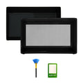 Trim Tray Kit Black with 150 Micron Screen Harvest Bin Scissors Brush and Magnifying Card 12 x 20 Inch