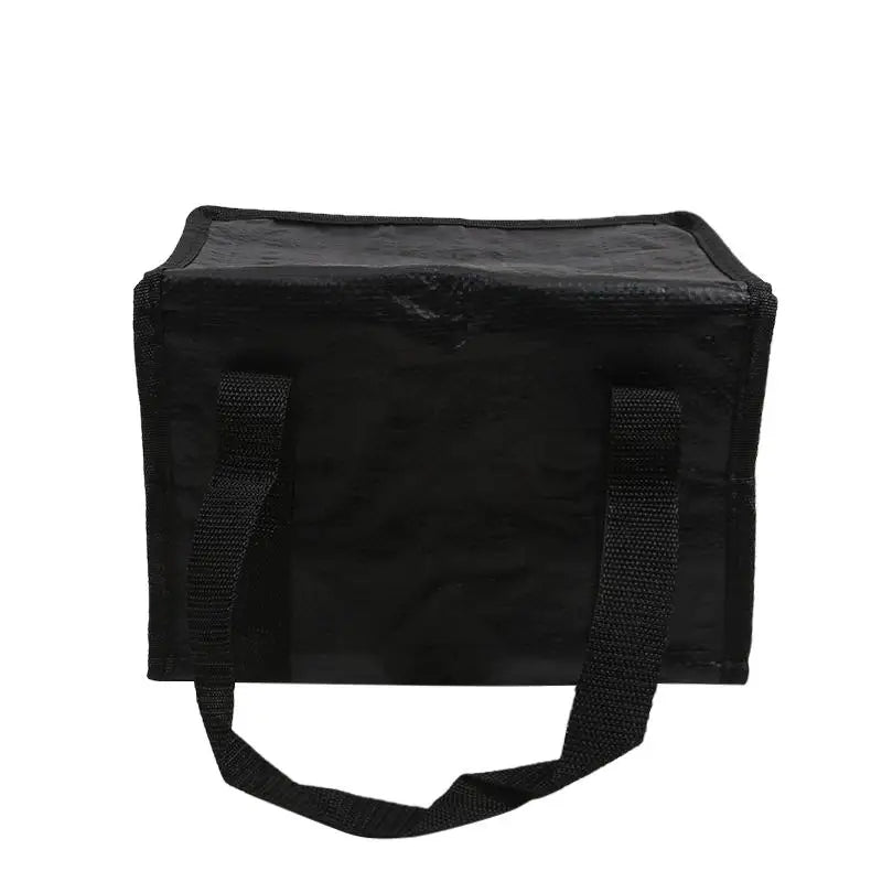 70L Insulated Food Delivery Bag Portable Thermal Cooler Carrier with Zipper Black