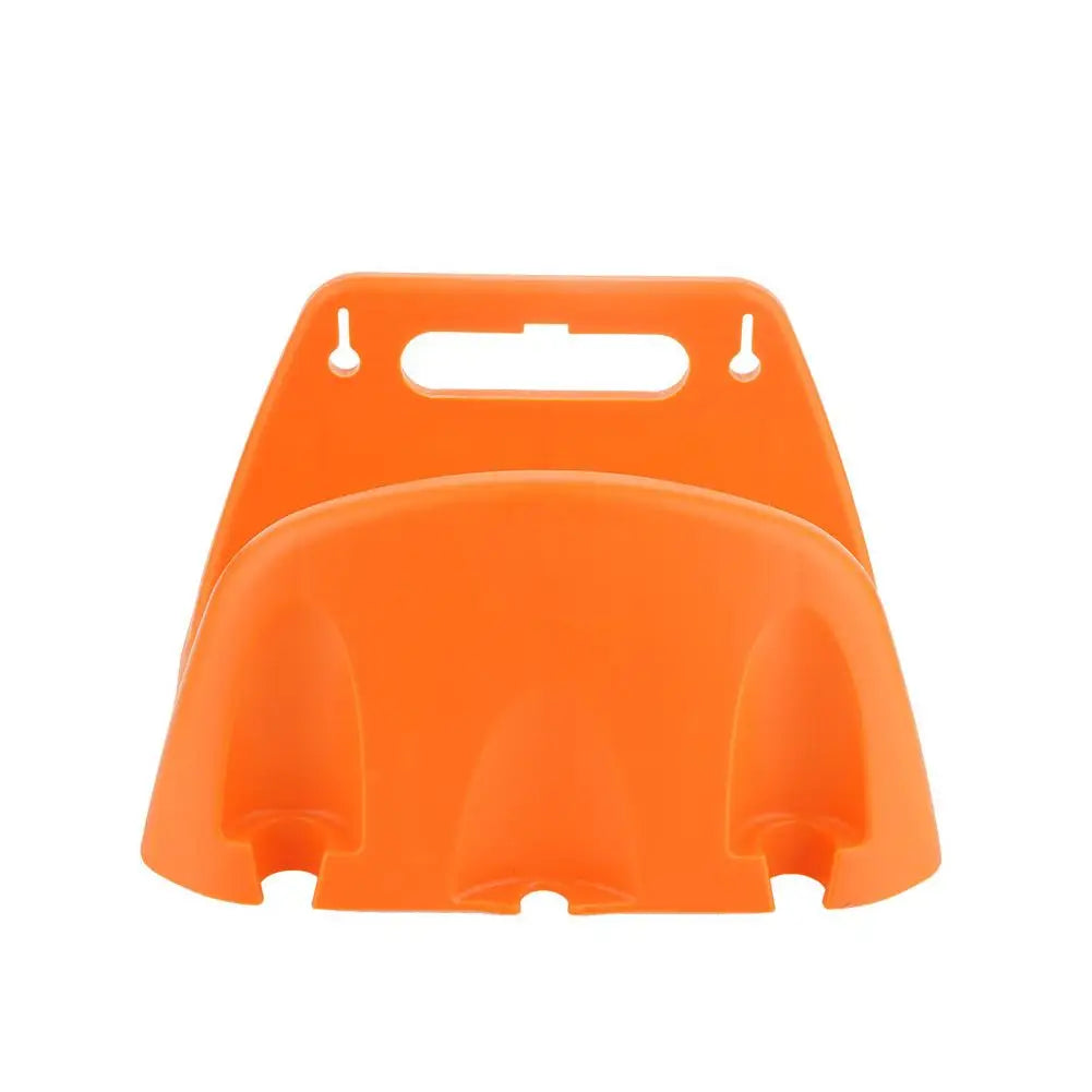 Garden Hose Holder Orange Wall Mounted Hose Storage Rack for Irrigation Hose Pipe and Watering Accessories