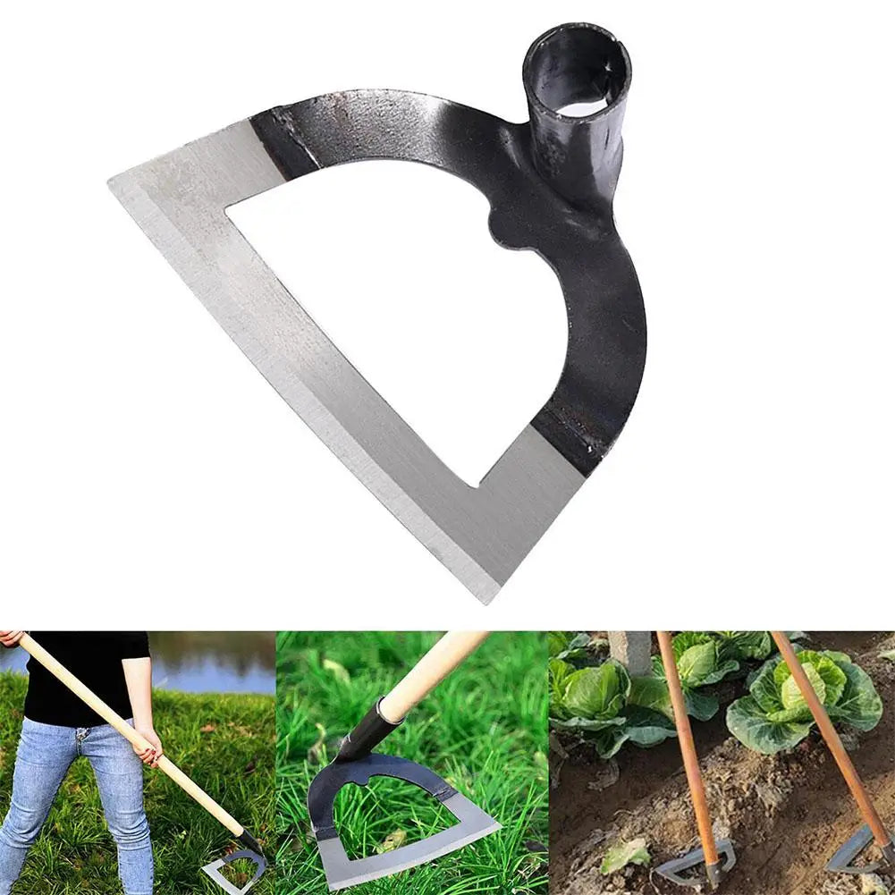 23CM Hollow Weeding Hoe Manganese Steel Handheld Garden Soil Cultivation Tool