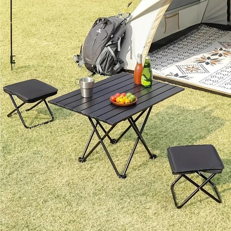 Portable Folding Stool Lightweight Camping Chair Foldable Seat for Fishing Hiking Travel Outdoor and Indoor Use