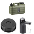 Portable 11L Water Tank with USB Rechargeable Electric Pump for Camping and Outdoor Use