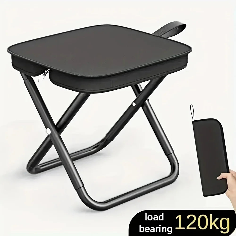 Portable Folding Stool Lightweight Camping Chair Foldable Seat for Fishing Hiking Travel Outdoor and Indoor Use