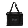 50L Insulated Food Delivery Bag Portable Thermal Cooler Carrier with Zipper Black