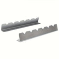 2 Piece Stainless Steel Kebab Rack Skewer Holders for BBQ Grilling