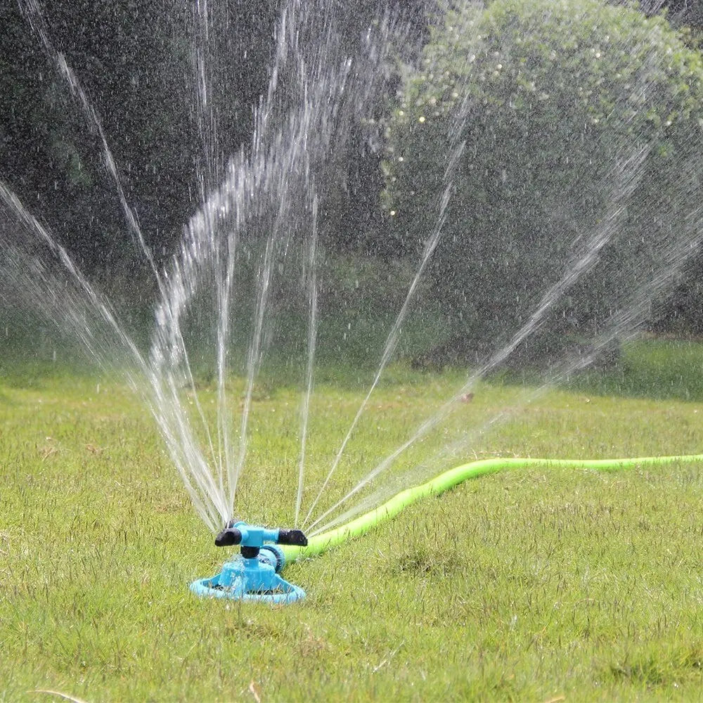 2 Piece 360 Degree Garden Sprinkler Automatic Rotating Water Sprinklers for Lawn Irrigation and Garden Watering