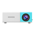 Mini Portable Projector Blue HD LCD Home Cinema Projector with Built-in Speaker HDMI and Remote Control