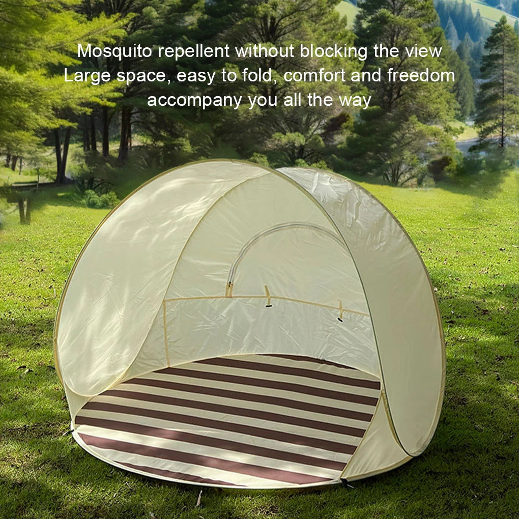 Portable Pop Up Beach Tent with UV Protection Sun Shelter for Camping Garden and Beach