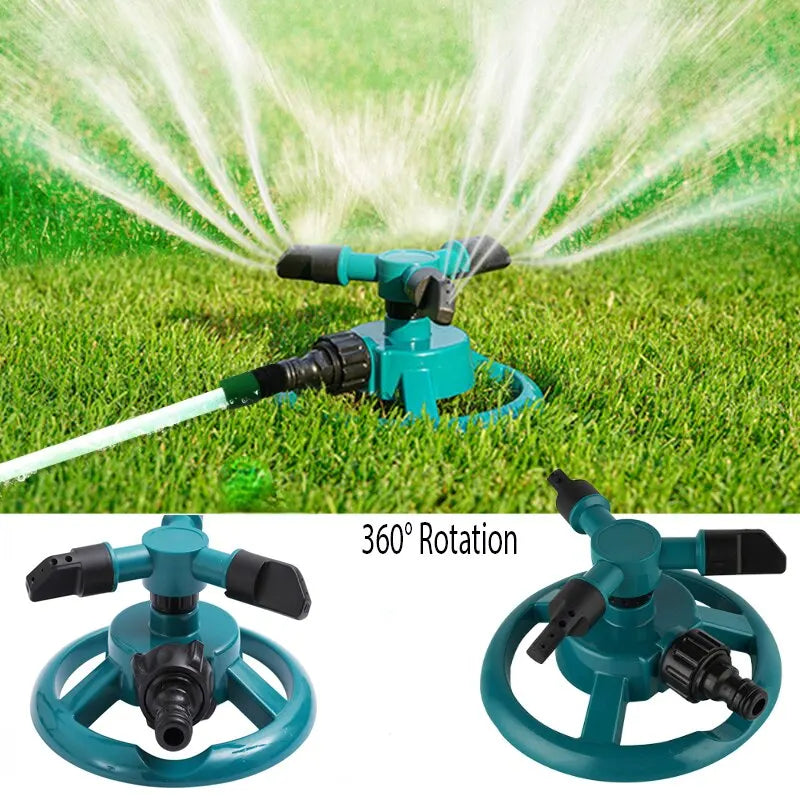 2 Piece 360 Degree Garden Sprinkler Automatic Rotating Water Sprinklers for Lawn Irrigation and Garden Watering