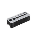 Drill Guide Block Gray for 4mm to 10mm Holes Precision Drilling Jig Tool for Woodworking and DIY Projects