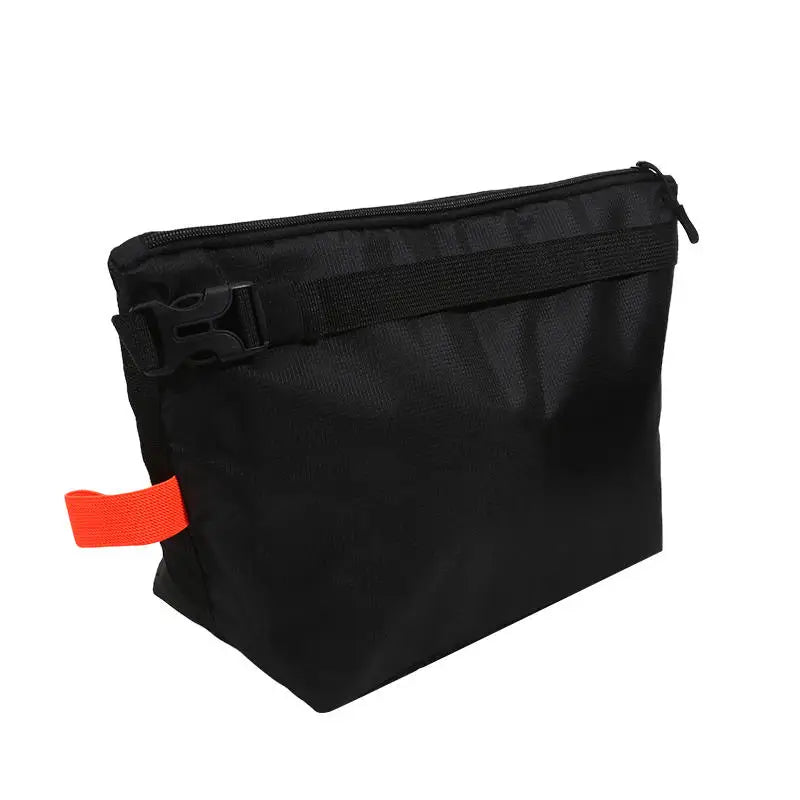 50L Insulated Food Delivery Bag Portable Thermal Cooler Carrier with Zipper Black