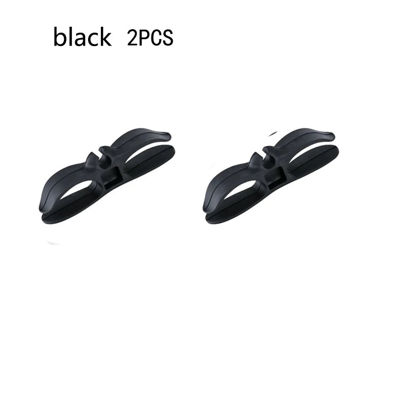 2 Piece Black Cable Organizer Wire Winder Cord Holder Kitchen Appliance Cable Management