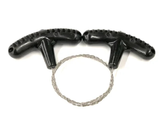 Portable Steel Wire Saw with Handles Outdoor Survival Cutting Tool for Camping Hiking