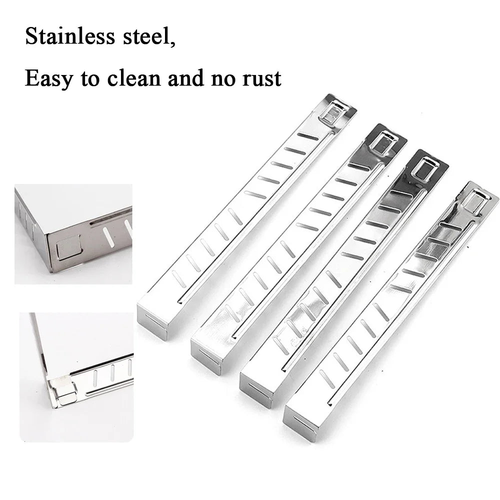 Stainless Steel Foldable Stove Wind Screen for Camping Gas Burner Cooking