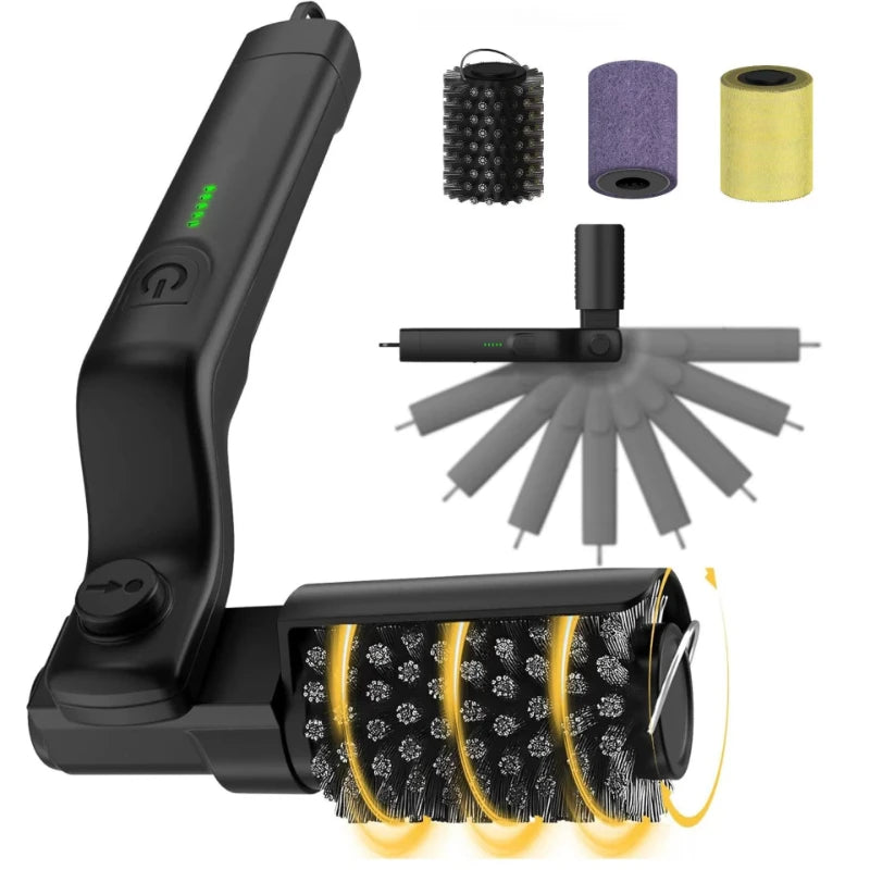 Rechargeable Electric BBQ Cleaning Brush Wireless Rotary Grill Cleaner