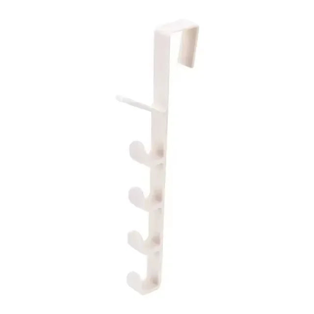 Behind Door Hook Hanger Over Door Storage Rack Coat Holder White