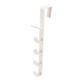 Behind Door Hook Hanger Over Door Storage Rack Coat Holder White