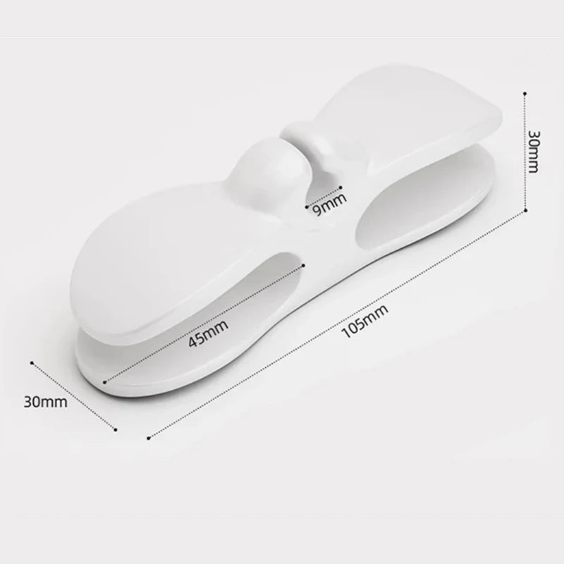 2 Piece White Cable Organizer Wire Winder Cord Holder Kitchen Appliance Cable Management
