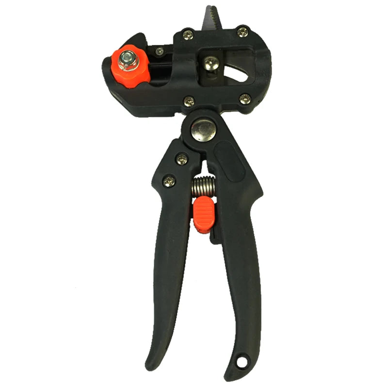 Grafting Pruner Tool with Storage Case Metal Branch Cutter Garden Grafting Kit for Tree Plant Pruning