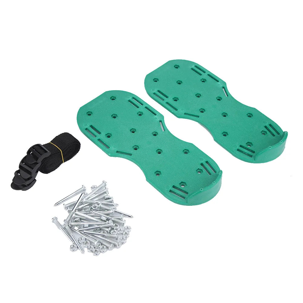 Lawn Aerator Shoes Spike Sandals Adjustable Garden Grass Soil Aerating Tool Set