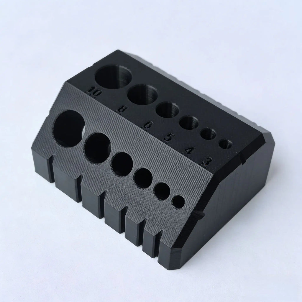 Portable 45° and 90° Drill Guide Jig Black Precision Alignment Tool for Woodworking and Joinery