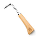 One Hook Bonsai Root Hook Wooden Handle Alloy Steel Soil Loosening Tool for Repotting and Weeding