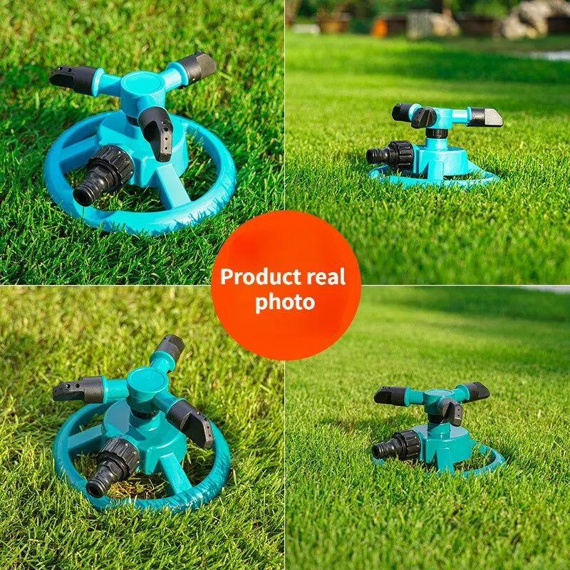 2 Piece 360 Degree Garden Sprinkler Automatic Rotating Water Sprinklers for Lawn Irrigation and Garden Watering