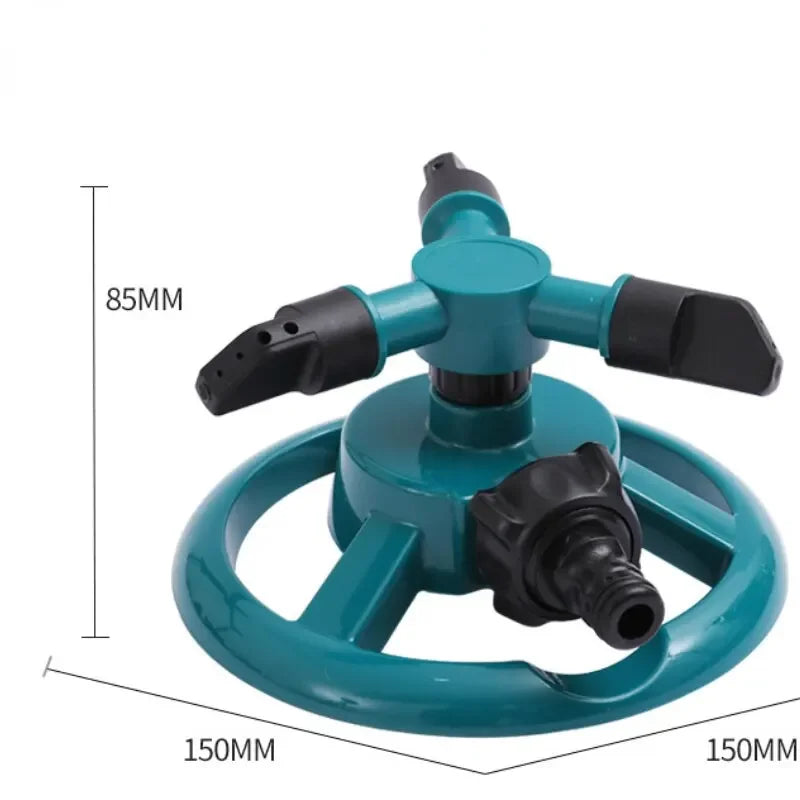 360° Rotating Garden Sprinkler Adjustable Spray Irrigation Nozzle for Lawn and Outdoor Watering
